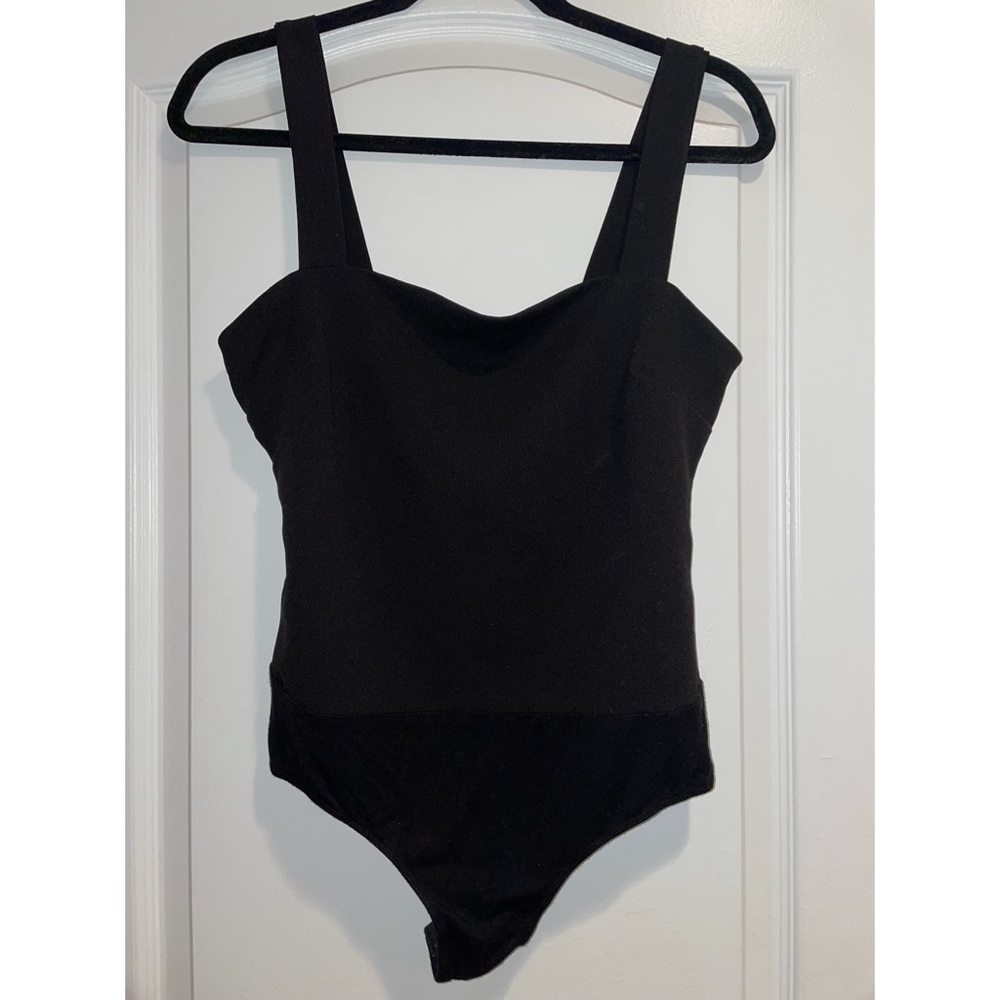 Lulus Black Sleeveless Bodysuit
